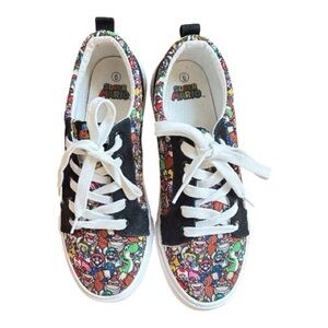 Nintendo Mario Bros. Yoshi Luigi Princess Peach sneakers gaming shoes womens sz6